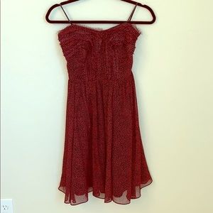 M.M. Couture sweetheart neck dress